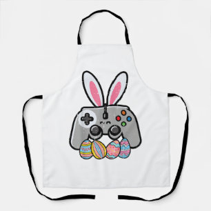 Oster-Gaming-Controller-Hasenohren Jungen Kinder Y Schürze