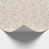 Oster-Garten-Blumen Geschenkpapier (Ecke)