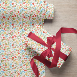 Oster-Garten-Blumen Geschenkpapier