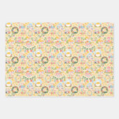 Oster Garten Gelber Frühling Geschenkpapier Set (Vorderseite)