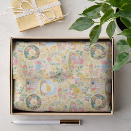 Oster-Garten Gelber Frühling Seidenpapier