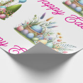 Oster-Geschenkpapier – Geschenkpapier (Ecke)