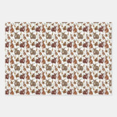 Oster-Geschenkpapier mit Hasen und Karnickeln Geschenkpapier Set (Vorderseite 3)