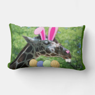 Oster-Giraffe Lendenkissen