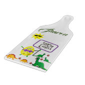 Oster-Glas-Schneidbrett-Dinosaurier Schneidebrett (Ecke)