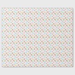 Oster-Gnade – Nahtloses Pastell-Hasen- & Kreuz-Pat Geschenkpapier