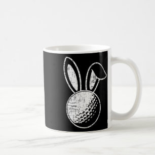 Oster-Golf-Hasenohren Lustiges Golfgeschenk Kaffeetasse