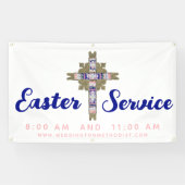 Oster-Gottesdienst-Kirchenbanner Banner (Horizontal)