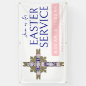Oster-Gottesdienst-Kirchenbanner Banner (Vertikal)