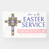 Oster-Gottesdienst-Kirchenbanner Banner (Horizontal)