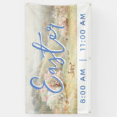 Oster-Gottesdienst-Kirchenbanner Banner (Vertikal)