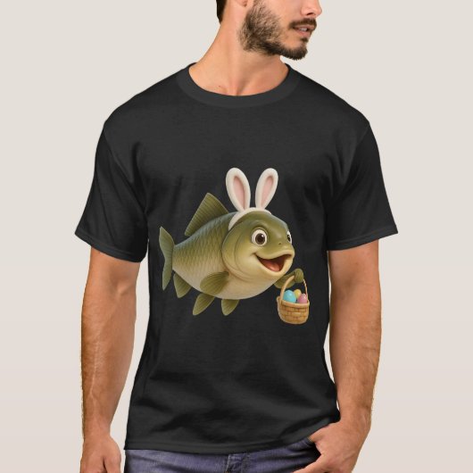 Oster-Gras Karpfen T-Shirt (Vorderseite)
