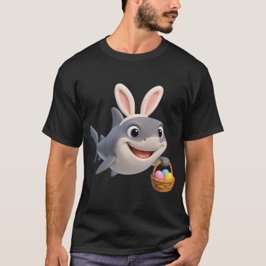 Oster-Grau-Riffhai T-Shirt (Vorderseite)