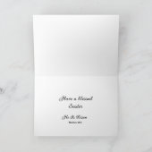 Oster-Grußkarte Karte (Innenseite)