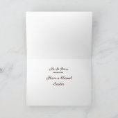 Oster-Grußkarte Karte (Innenseite)