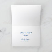 Oster-Grußkarte Karte (Innenseite)