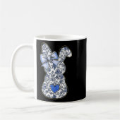 Oster-Hase mit Chinesischem Blumenmuster und süßem Kaffeetasse (Links)