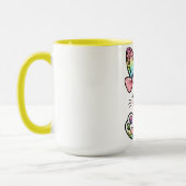Oster-Hasen-Regenbogen Tasse (Links)