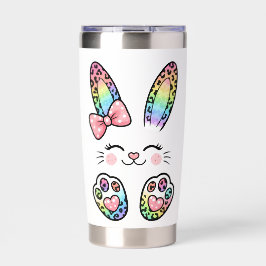 Oster-Hasen-Regenbogen Thermobecher