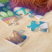 Oster Highland-Rind Osterhase Puzzle (Seite)