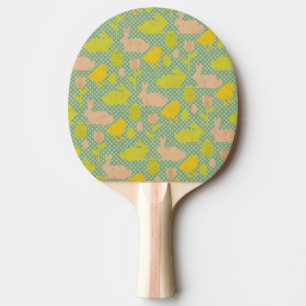 Oster-Hintergrundbild Tischtennis Schläger
