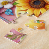 Oster-Hochlandkuh-Puzzle Puzzle (Seite)