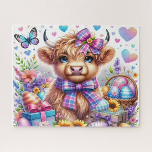 Oster-Hochlandkuh-Puzzle Puzzle