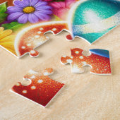 Oster-Hochlandkuh-Puzzle Puzzle (Seite)