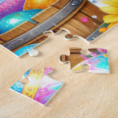 Oster-Hochlandkuh-Puzzle Puzzle (Seite)
