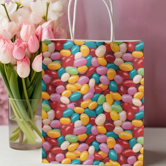 Oster-Jelly-Bean-Muster Große Geschenktüte
