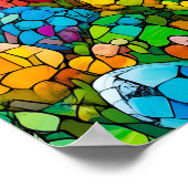 Oster Jesus Rabbit Ei Jagd lebendig Poster (Ecke)