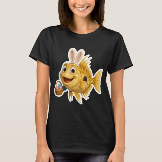 Oster-John-Dory-Fisch T-Shirt (Vorderseite)