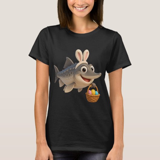 Oster-Kaluga-Stör T-Shirt (Vorderseite)