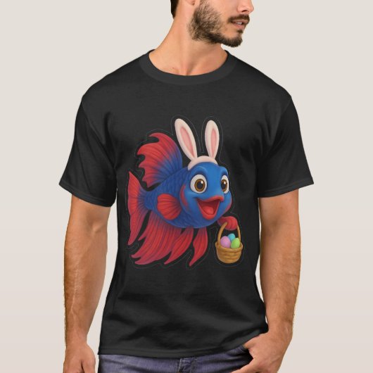 Oster Kampffisch T-Shirt (Vorderseite)