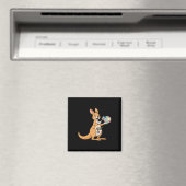 Oster-Känguru malt bunte Eier Kunst für Kinder Magnet (In Situ (Geschirrspüler))