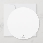 Oster Karte mit Pferd und Osterhase, Grusskarte (Rückseite)