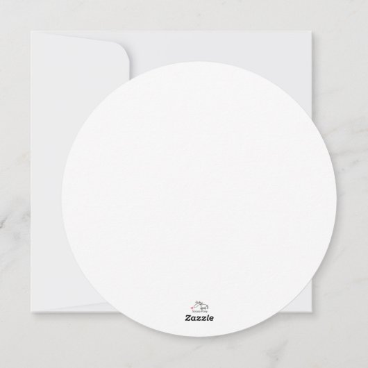 Oster Karte mit Pferd und Osterhase, Grusskarte (Rückseite)