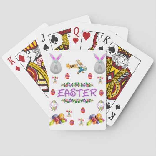 Oster-Kartenspiel Deck Spielkarten (Rückseite)