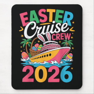 Oster-Kreuzfahrt-Crew 2026 passende Familienferien Mousepad