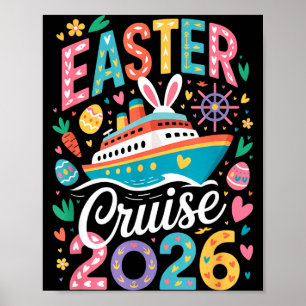 Oster-Kreuzfahrt-Crew 2026 passende Gruppen-Famili Poster