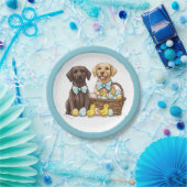 Oster-Labrador-Retriever-Hunde Pappteller (Party)