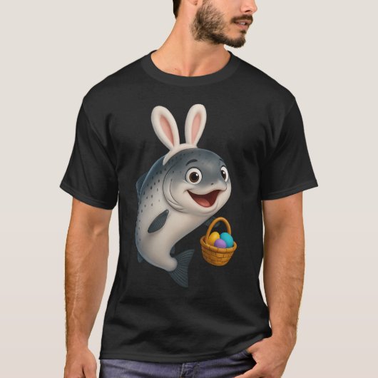 Oster-Lachs T-Shirt (Vorderseite)