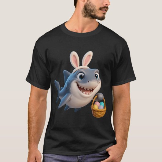 Oster-Lachshai T-Shirt (Vorderseite)