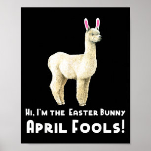 Oster Lama Lustig April Scherz Oster Hase T-Shirt Poster