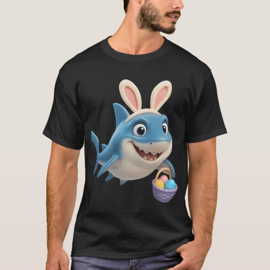 Oster-Langflossen-Mako-Hai T-Shirt (Vorderseite)