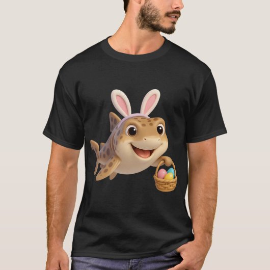 Oster-Leopardenhai T-Shirt (Vorderseite)