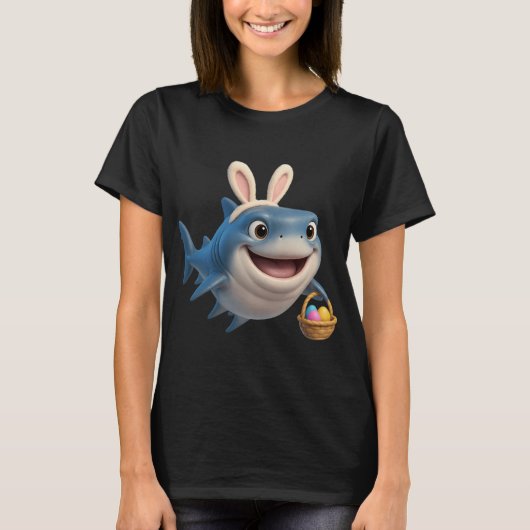Oster-Megamaul-Hai T-Shirt (Vorderseite)