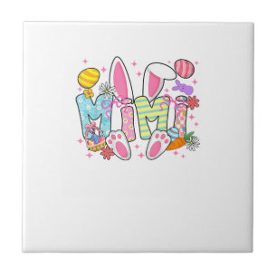 Oster-Mimi-Hasenohren Coquette-Schleife Osterhase  Fliese
