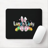 Oster-Mittagessen-Dame Hasenohren Mittagessen-Dame Mousepad (Mit Mouse)