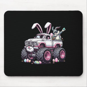 Oster-Monster-Truck-Dabbing-Hasen-Monster-Truck L Mousepad